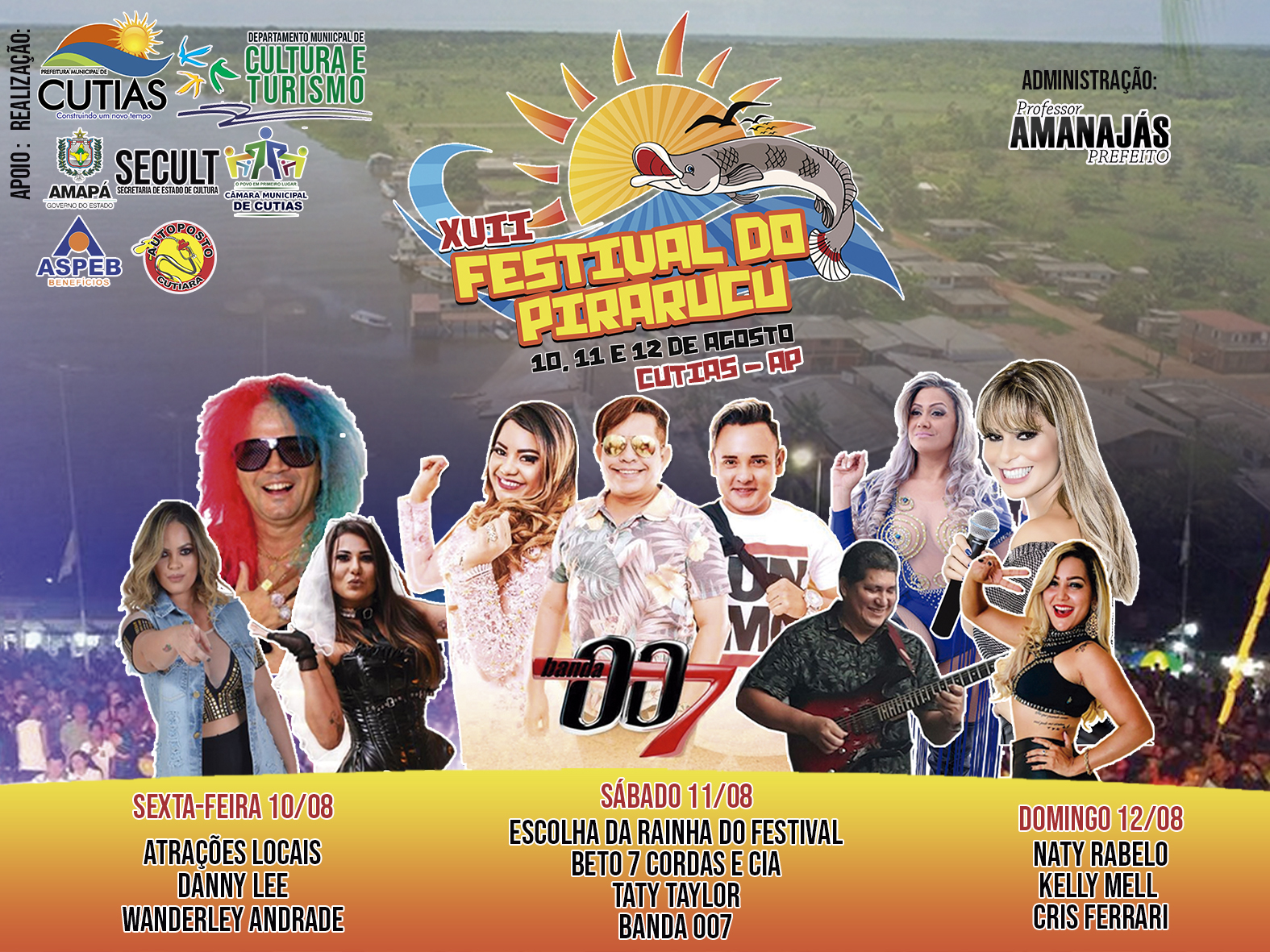 Festival do Pirarucu começa nesta sexta-feira em Cutias do Araguari